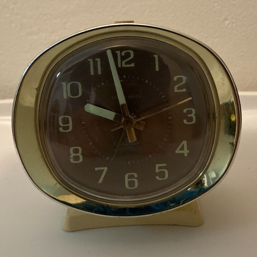 Vintage Westclox Baby Ben battery operated alarm clock